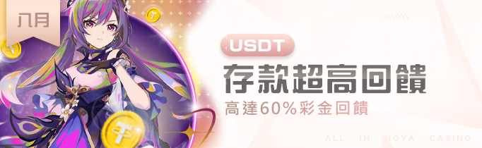 諾亞當月USDT存款最高回饋