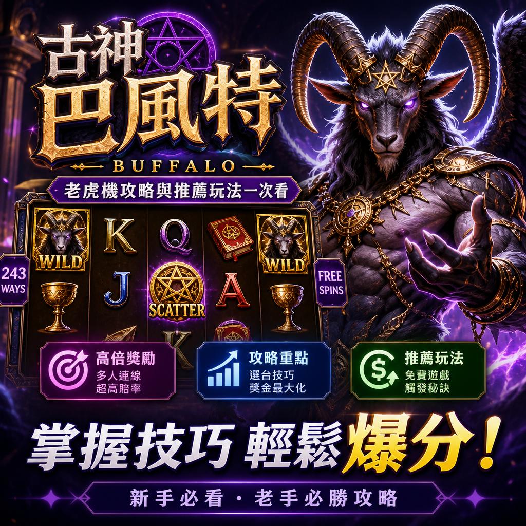古神巴風特老虎機攻略與推薦玩法一次看