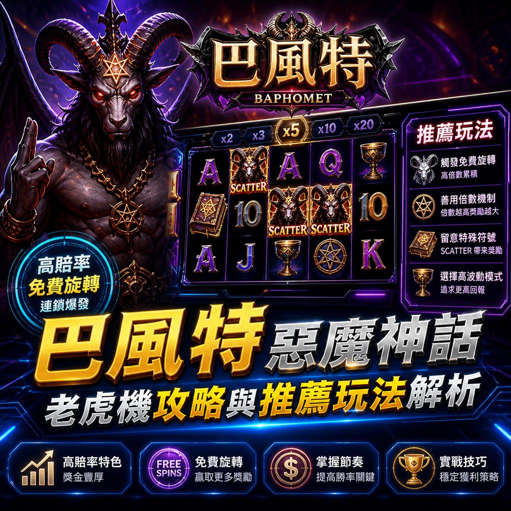 巴風特 惡魔神話老虎機攻略與推薦玩法解析